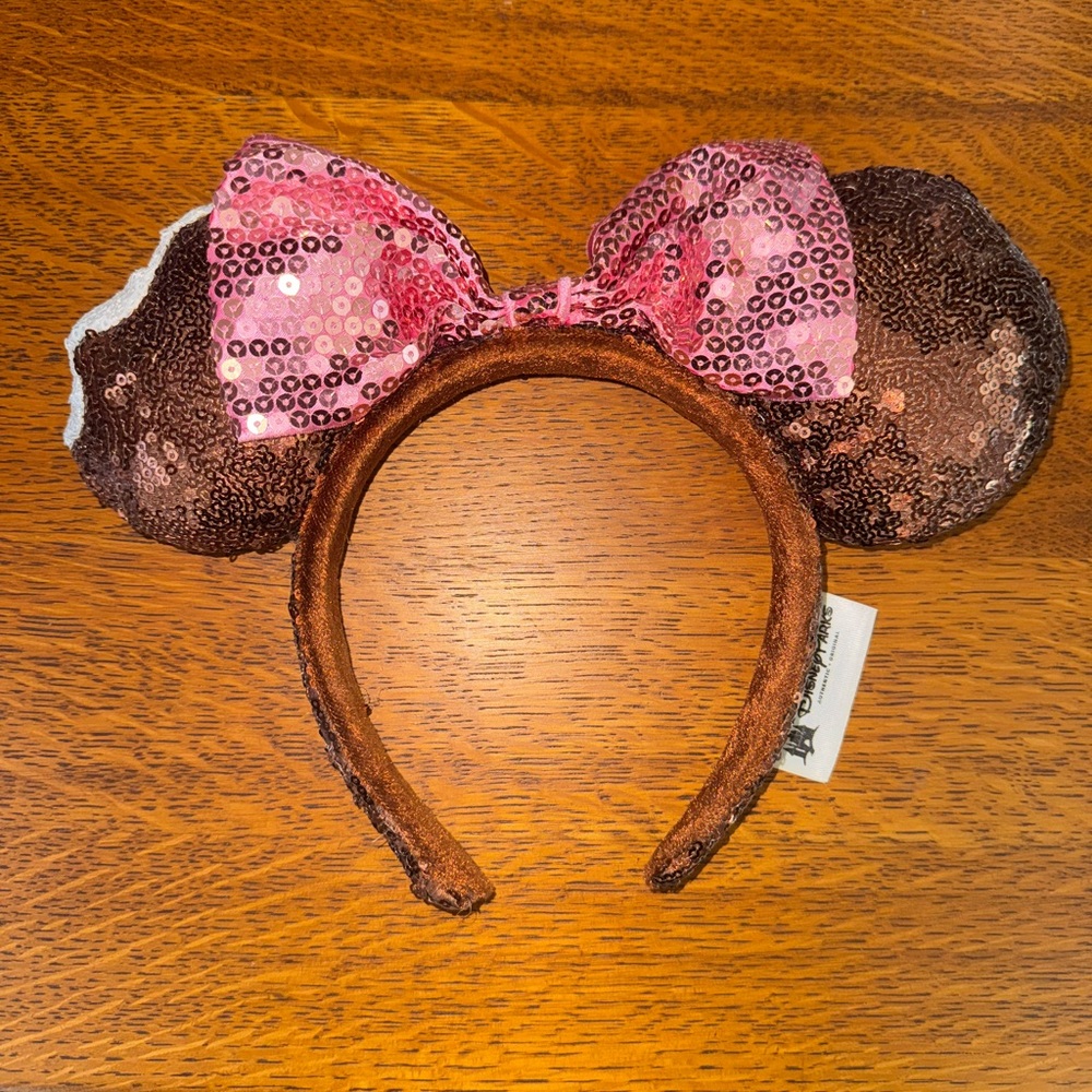Disney Ice Cream Sequin Minnie Mouse Ears Headband